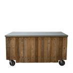 Buffettafel RVS & Wood