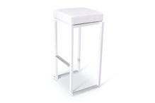 Barkruk Kubo smart steel wit